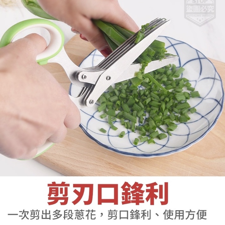 多功能五層不銹鋼剪刀 快速出貨 多功能萬用剪 剪蔥 辣椒 海苔 食物 紙張..餐飲 廚房 料理用具